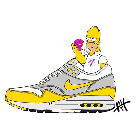 nike shoe cartoon drawing